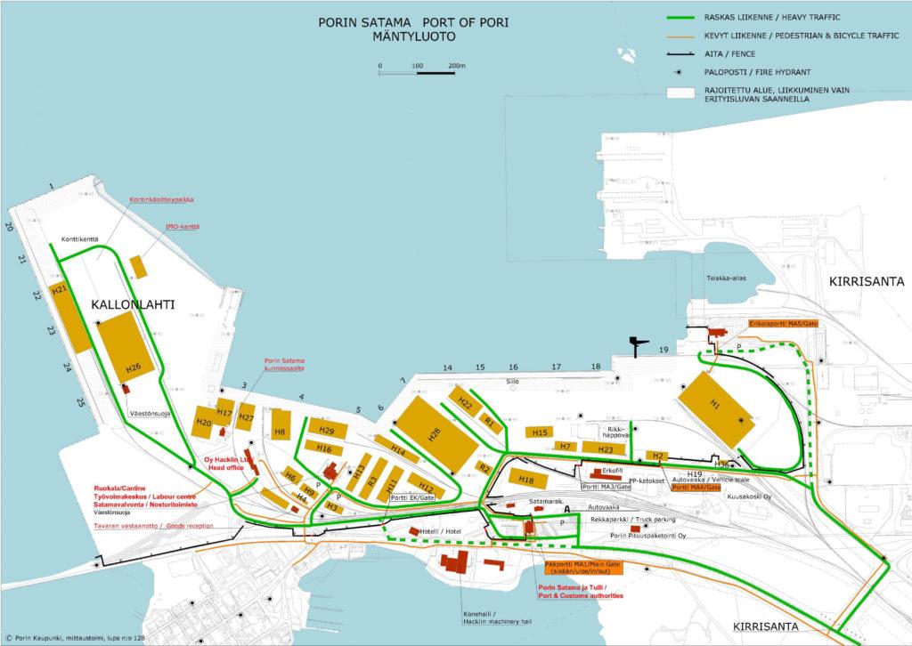 Areas and infrastructure | Port of Pori